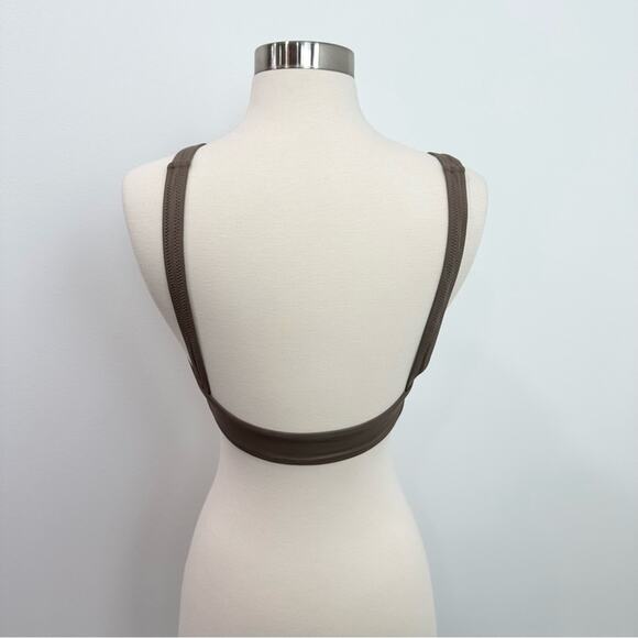 Andie Swim The Monaco Top Bikini Brown Sample - Picture 4 of 7